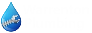 Warrenton Plumbing Logo White